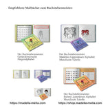 Mundlautetabelle und Gebärdensprach Alphabet für Kinder by Madella-Mella Ursula